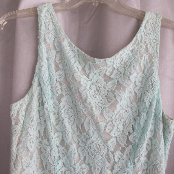 Speechless Mint Lace Dress - Picture 4 of 13